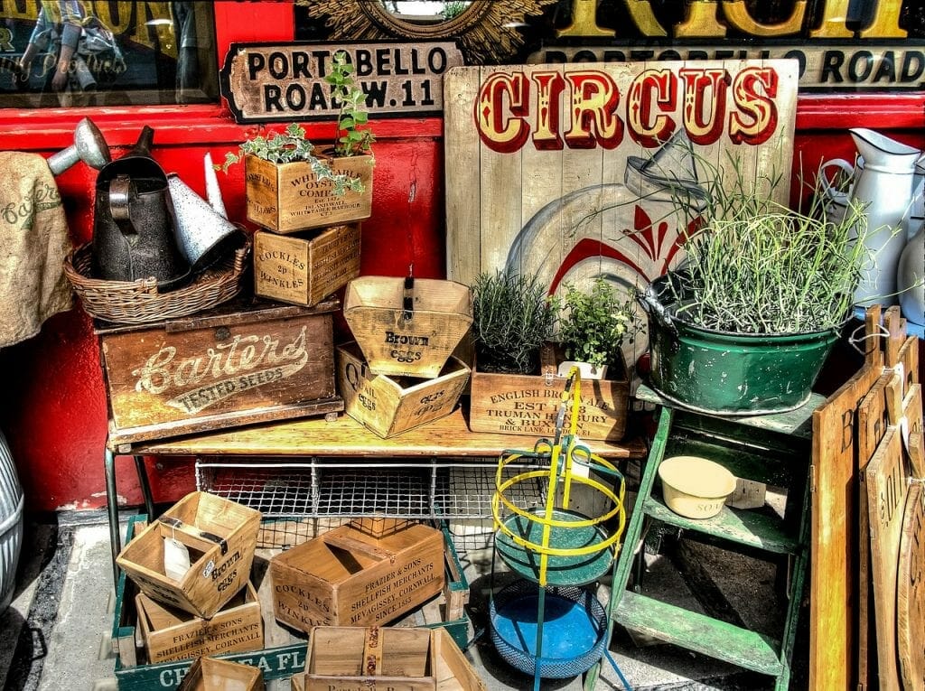 A cluttered space for hobbies in need of storage tips