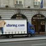 Outside the Ritz, London