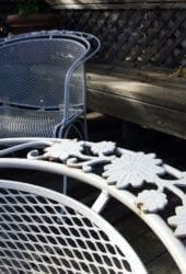 storing garden furniture