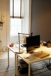 A home office