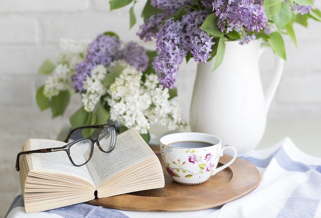 Taking a break with a cup of coffee
