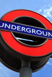 tube station sign in Bloomsbury London