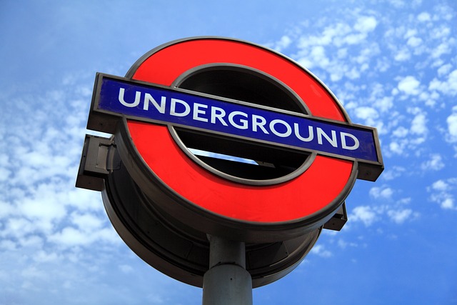 tube station sign in Bloomsbury London