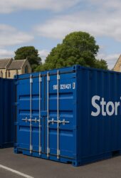 “Storing.com drive-up container units serving Upper Dean village in rural Bedfordshire”