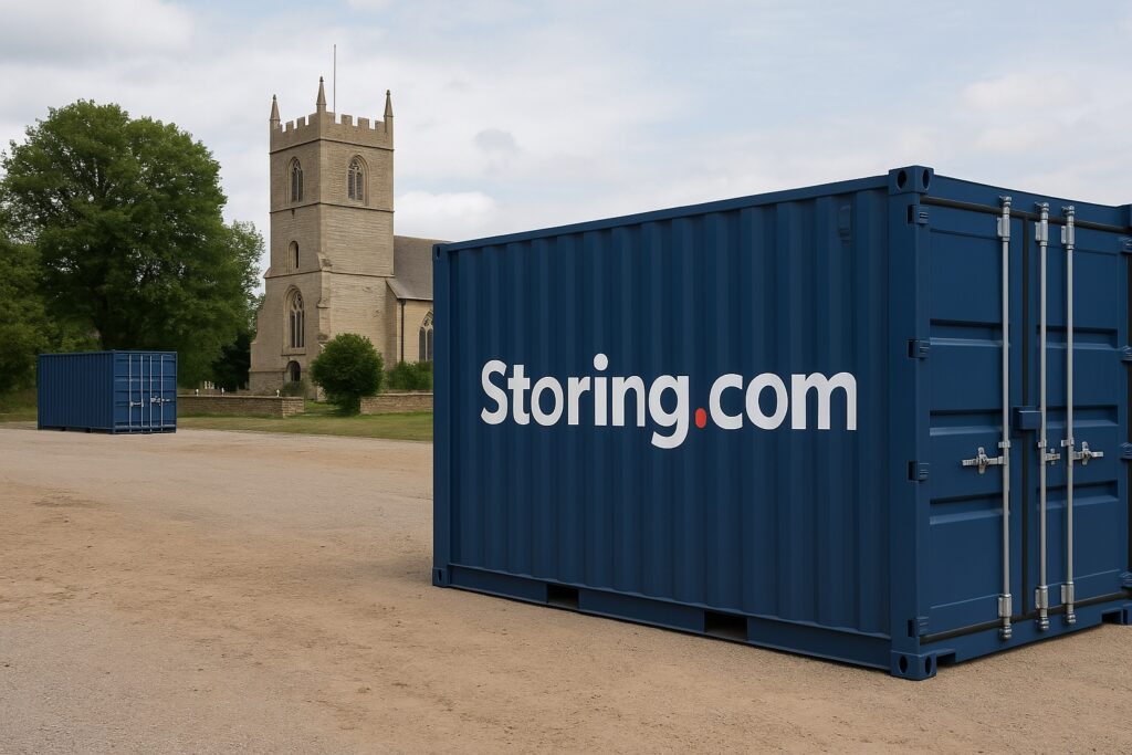 “Secure container storage from Storing.com near Keysoe village in rural Bedfordshire”